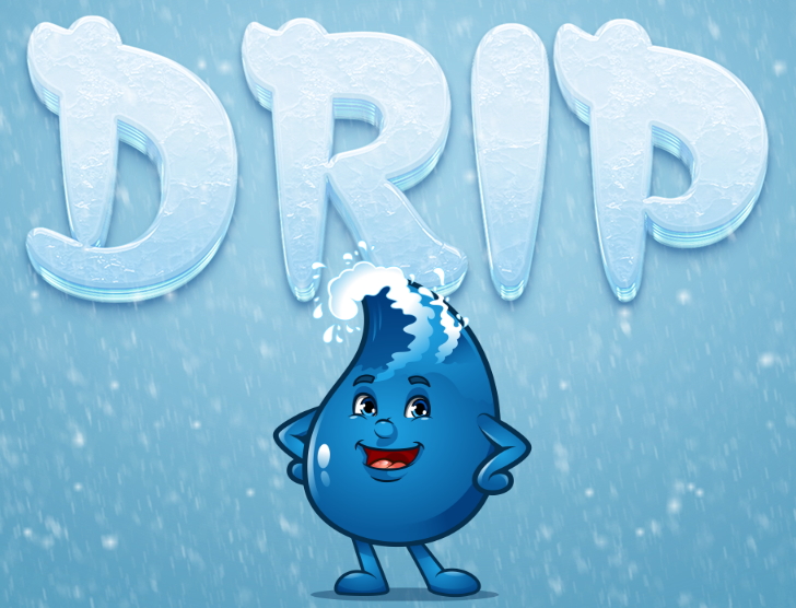 DRIP - the SWWCNP water-drop mascot